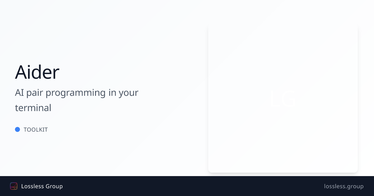 AI pair programming in your terminal