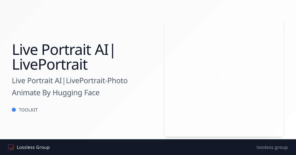 Live Portrait AI|LivePortrait-Photo Animate By Hugging Face