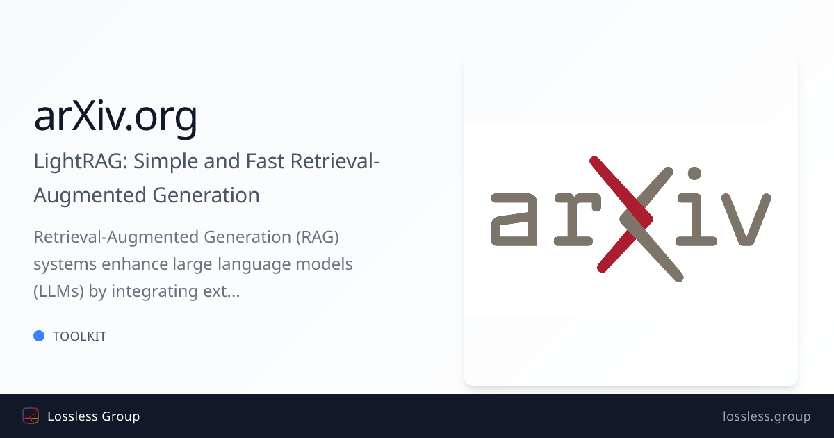 LightRAG: Simple and Fast Retrieval-Augmented Generation
