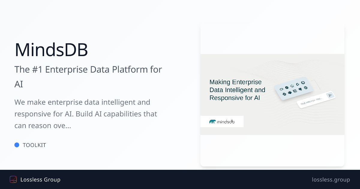 The #1 Enterprise Data Platform for AI