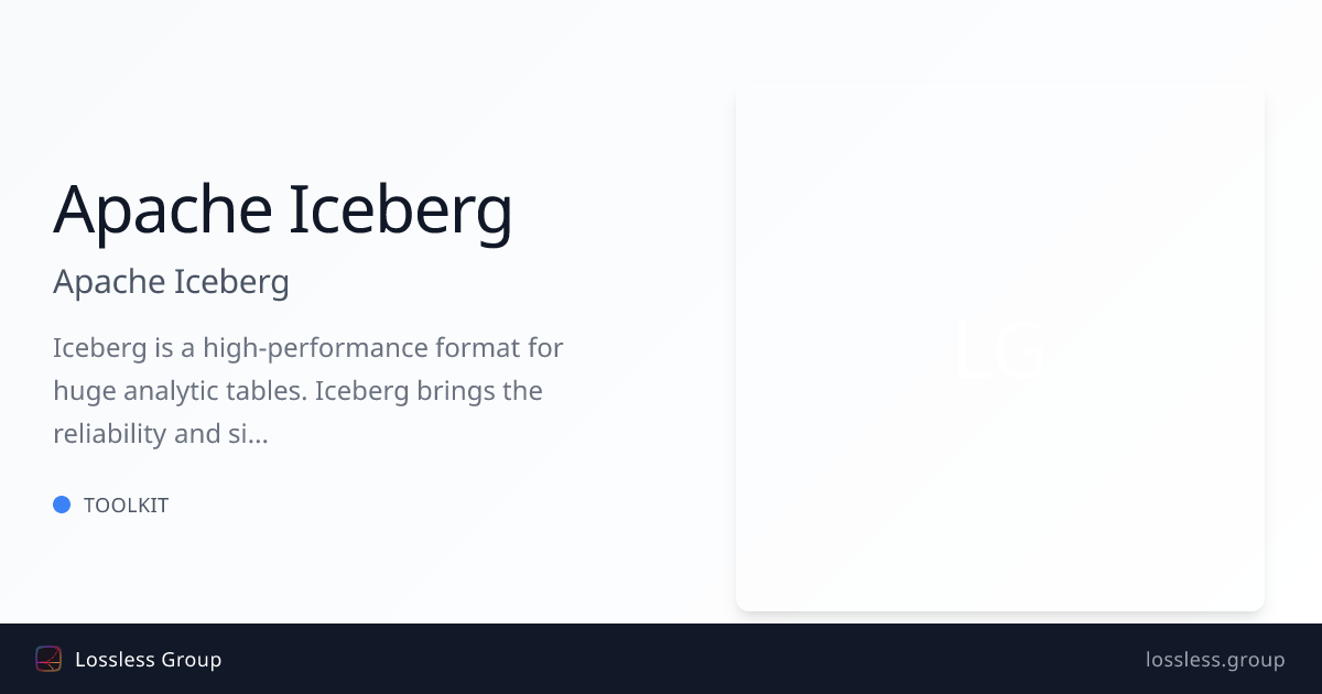 Apache Iceberg