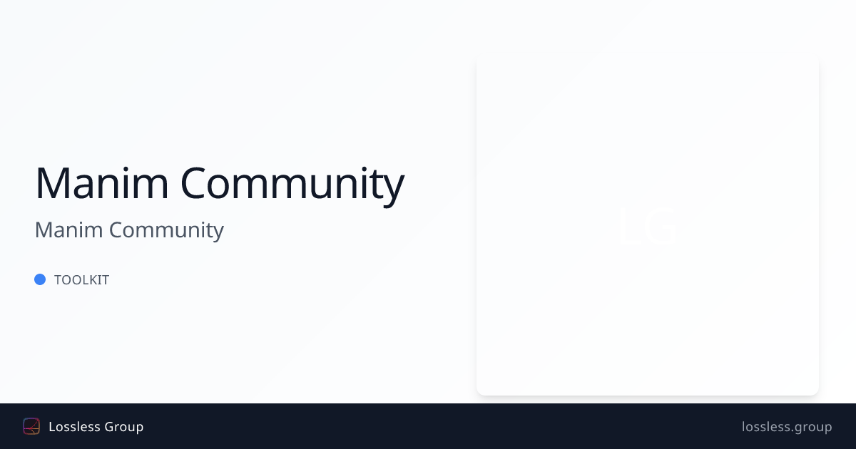 Manim Community