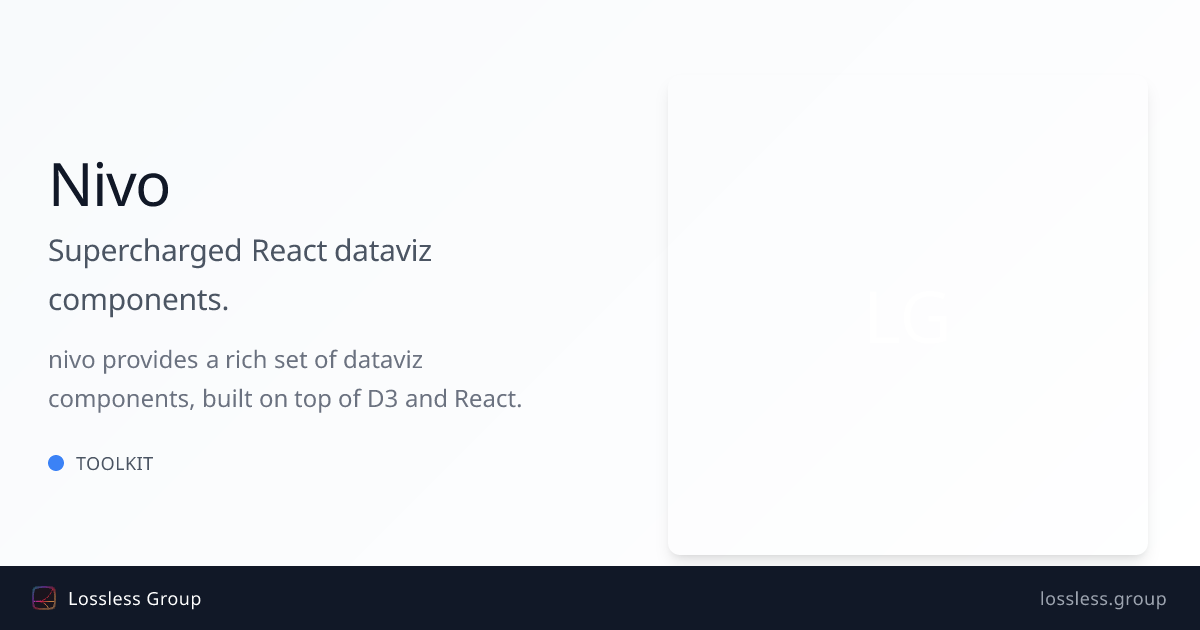 Supercharged React dataviz components.
