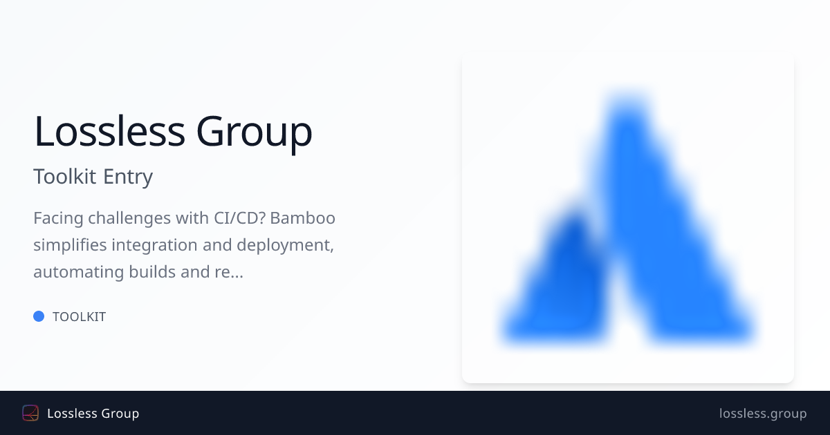 Bamboo Programming Language software-development/developer-experience/devops/bamboo