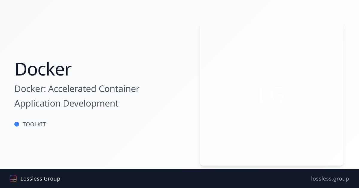 Docker: Accelerated Container Application Development