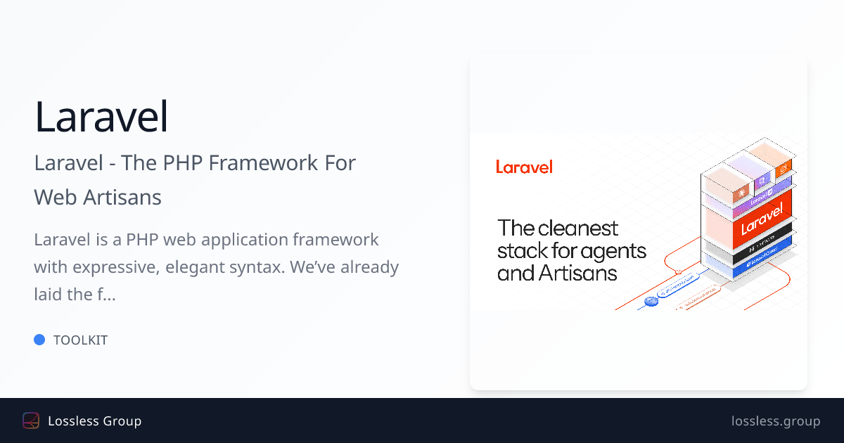 Laravel - The PHP Framework For Web Artisans